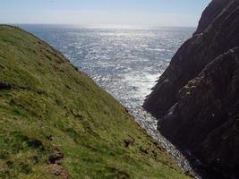 die stadt lerwick und die shetlandinseln foto