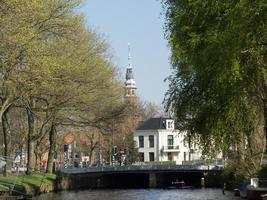 die stadt haarlem in den niederlanden foto