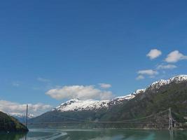 das kleine dorf eidfjord im norwegischen hardangerfjord foto