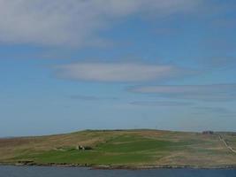 Lerwick City auf den Shetlandinseln foto