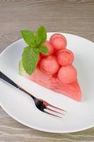 Scheibe Wassermelone foto