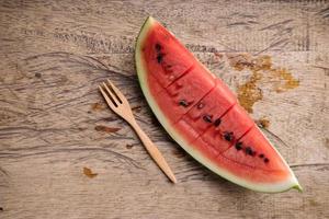 Scheiben frische Wassermelone foto