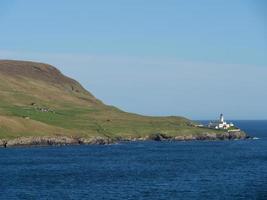 die Sheltand-Insel in Schottland foto