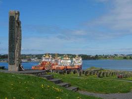 die stadt haugesund in norwegen foto