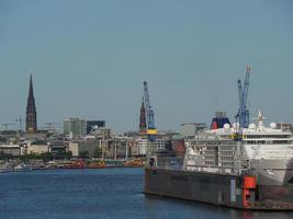 die stadt hamburg in deutschland foto