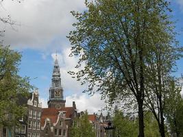 die Stadt Amsterdam in den Niederlanden foto