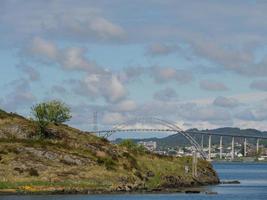 die stadt haugesund in norwegen foto