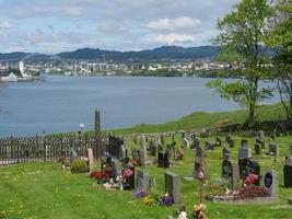 die stadt haugesund in norwegen foto