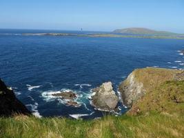 die stadt lerwick und die shetlandinseln foto