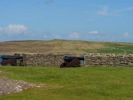 Lerwick City auf den Shetlandinseln foto