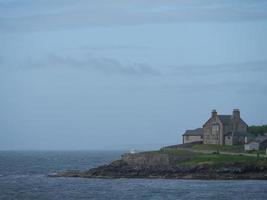 die stadt lerwick und die shetlandinseln foto