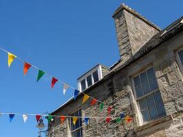 Lerwick City auf den Shetlandinseln foto