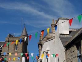 Lerwick City auf den Shetlandinseln foto