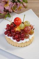 Dessert mit Früchten foto