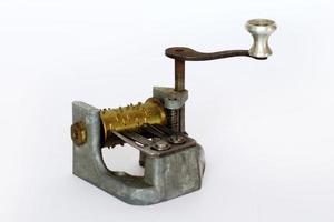 Glockenspiel - Mini-Musik-Player auf weißem Hintergrund
