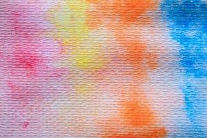abstrakte bunte Wasserfarbe foto