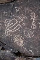 Hohokam indische Petroglyphen