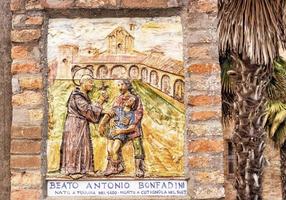 Fresko gewidmet katholischen gesegnet foto