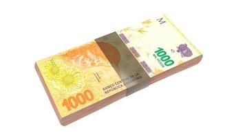 Währung des argentinischen Pesos foto
