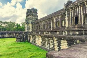 Antiker Tempelkomplex Angkor Wat foto