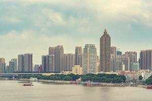 Blick auf die Stadt Harbin foto