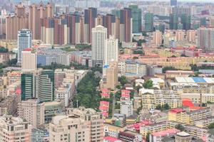 Blick auf die Stadt Harbin foto