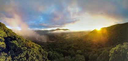 Luftnaturlandschaft in Maggie Valley North Carolina foto