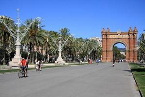 Arc de Triomf, Barcelona, Catalunya, Spanien foto