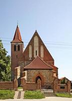 Kirche von st. catherine von alexandria in grzywna. Polen