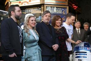 Los Angeles - 8. März Griffin Hamill, Chelsea Hamill, Mark Hamill, Marilou Hamill, Nathan Hamill bei der Mark-Hamill-Sternzeremonie auf dem Hollywood Walk of Fame am 8. März 2018 in Los Angeles, ca foto