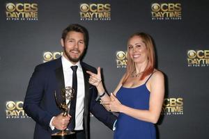 los angeles 30. april - scott clifton, nicole lampon bei der cbs daytime emmy after party im pasadena conferene center am 30. april 2017 in pasadena, ca foto