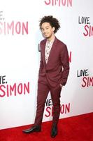 los angeles 13. märz - jorge lendeborg bei the love, simon special screening at westfield, century city mall atrium am 13. märz 2018 in century city, ca foto