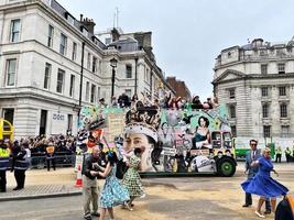 london in großbritannien im juni 2022. ein blick auf die platin-jubiläumsparade in london foto