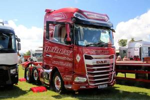 whitchurch in shropshire im juni 2022. ein blick auf einige lastwagen auf einer lkw-show foto