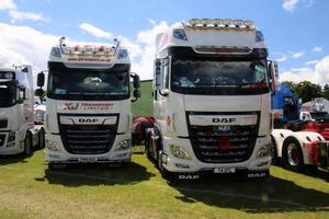 whitchurch in shropshire im juni 2022. ein blick auf einige lastwagen auf einer lkw-show foto