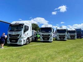 whitchurch in großbritannien im juni 2022. ein blick auf einen lkw auf einer lkw-show foto