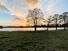 ein blick auf hanmer mere in nordwales foto