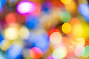 Blur - abstrakte Bokeh-Kreis-Lichterketten für Hintergrundbilder foto