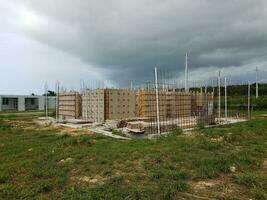 zement- und holzbau eines hauses in puerto rico foto