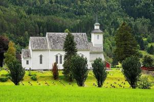 schöne Landschaft von Norwegen, Skandinavien foto