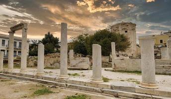 Römische Agora in Athen in Griechenland foto