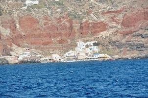 erstaunliche romantische insel santorini, griechenland foto