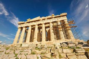 akropolis parthenon in athen in griechenland foto