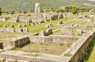 abaton von epidaurus im heiligtum in griechenland foto