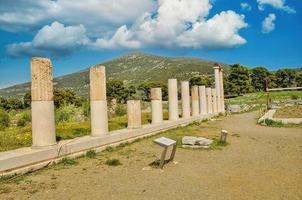 Tempel des Asklepios, Epidaurus, Griechenland foto