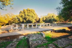 antike agora von athen griechenland foto