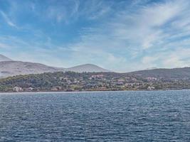 Hafen von Lixouri auf der griechischen Insel Kefalonia foto