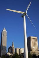 Windkraftanlage in Cleveland foto