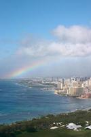 Regenbogen über Honolulu foto