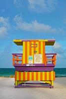 Miami Beach Florida USA, Art-Deco-Rettungsschwimmerhaus